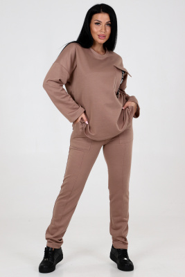 Костюм 31772 коричневый