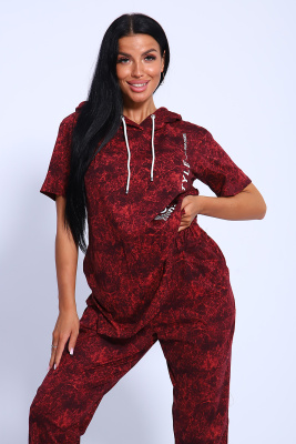 Костюм 65073 бордовый